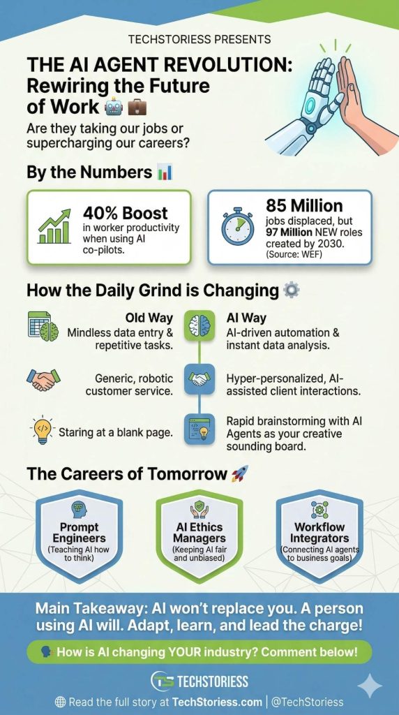 AI Agents Are Changing Jobs and the Future of Work Infographics