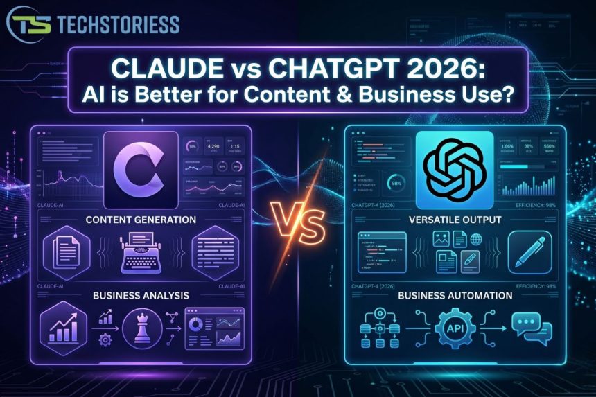 Claude vs ChatGPT 2026 Which AI is Better for Content & Business Use