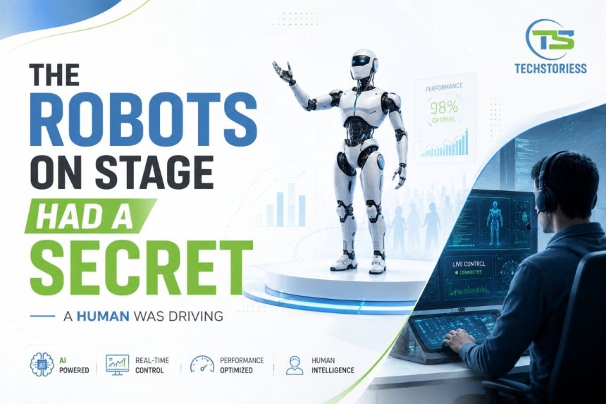 The Robots on Stage Had a Secret A Human Was Driving