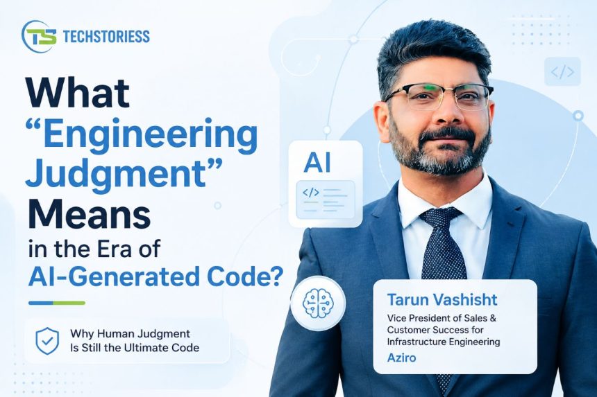 What “Engineering Judgment” Means in the Era of AI-Generated Code Tarun Vashisht is the Vice President of Sales at Aziro