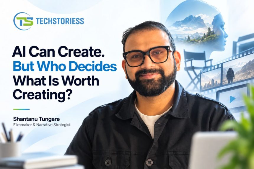 AI Can Create. But Who Decides What Is Worth Creating Shantanu Tungare Filmmaker & Narrative Strategist Exploring Storytelling, AI